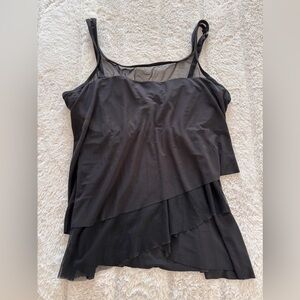 Miraclesuit Elegant Black Swim Top